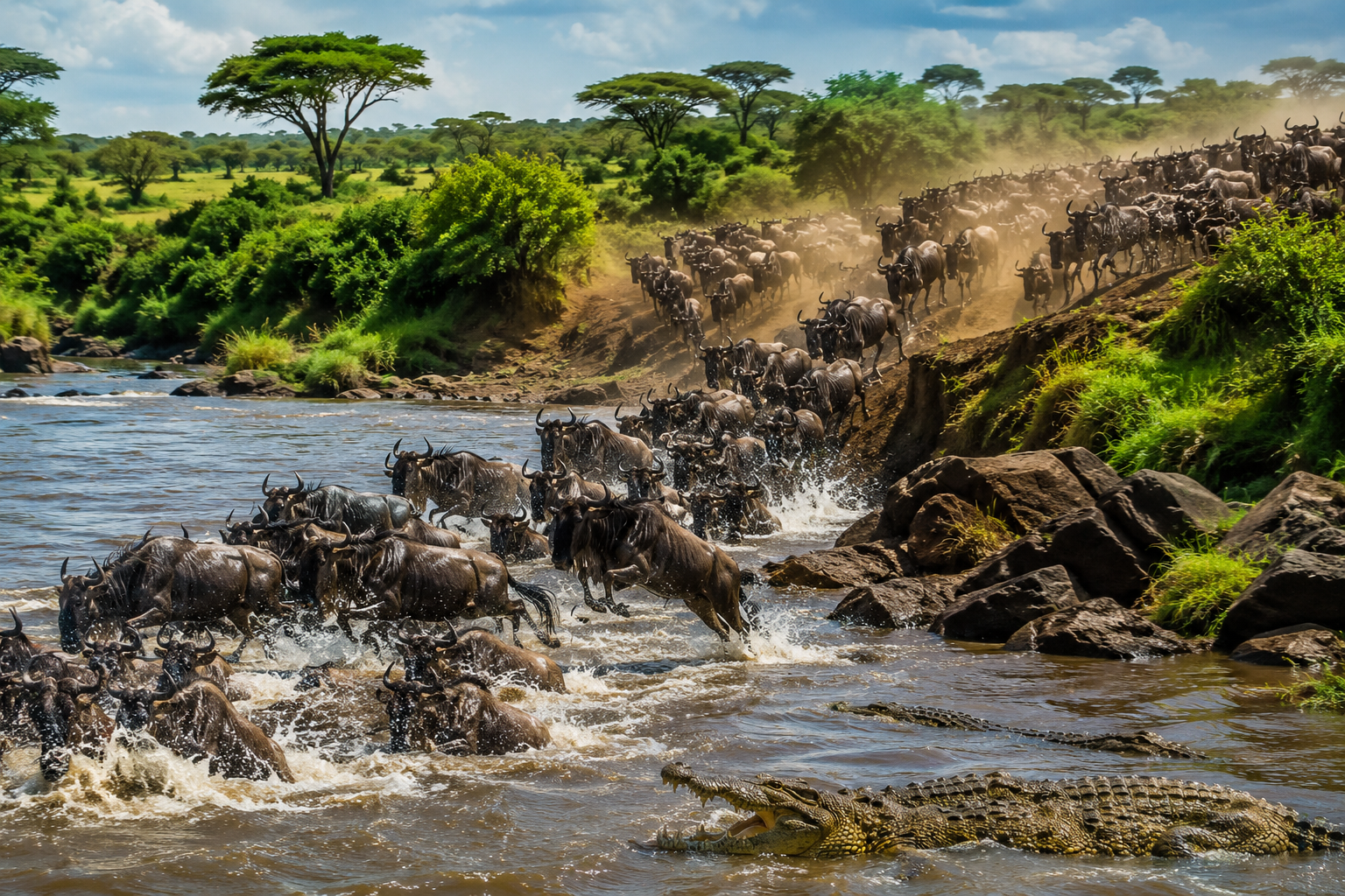The Great Migration Kenya: The Ultimate Guide to the Maasai Mara Wildebeest Migration