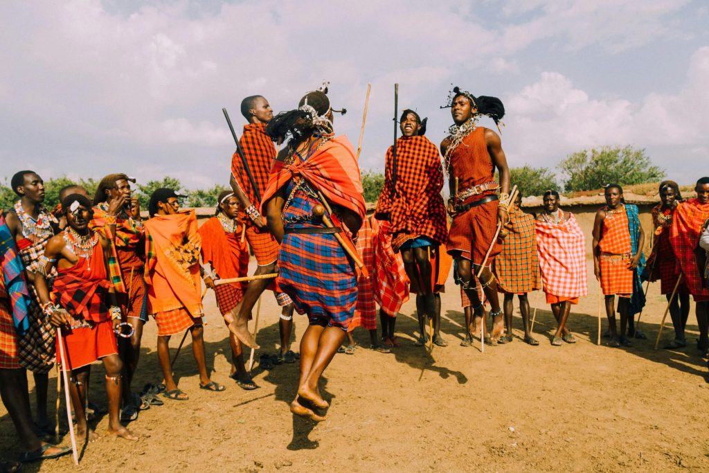 Maasai cultural village experience during Kenya safari