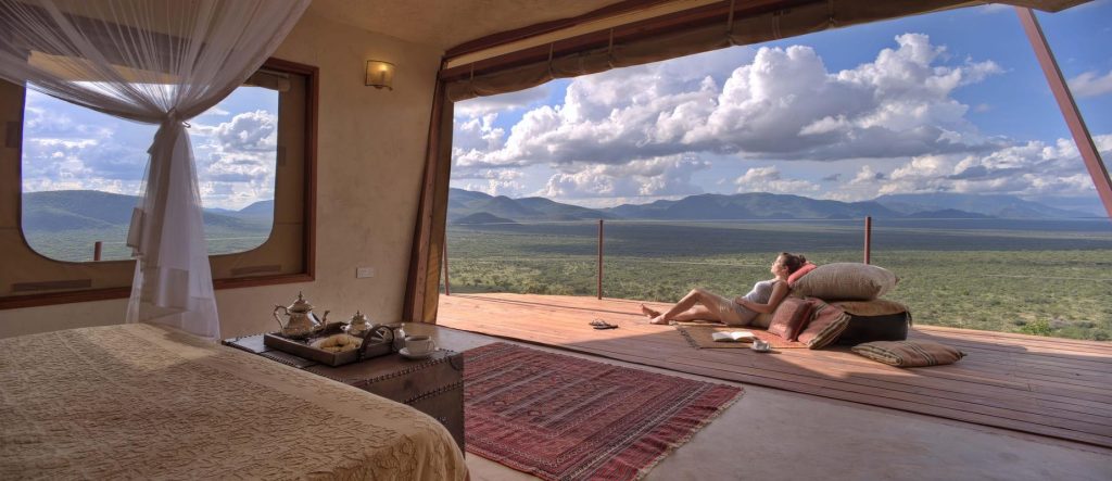 Luxury safari lodge in Kenya for first-time visitors.