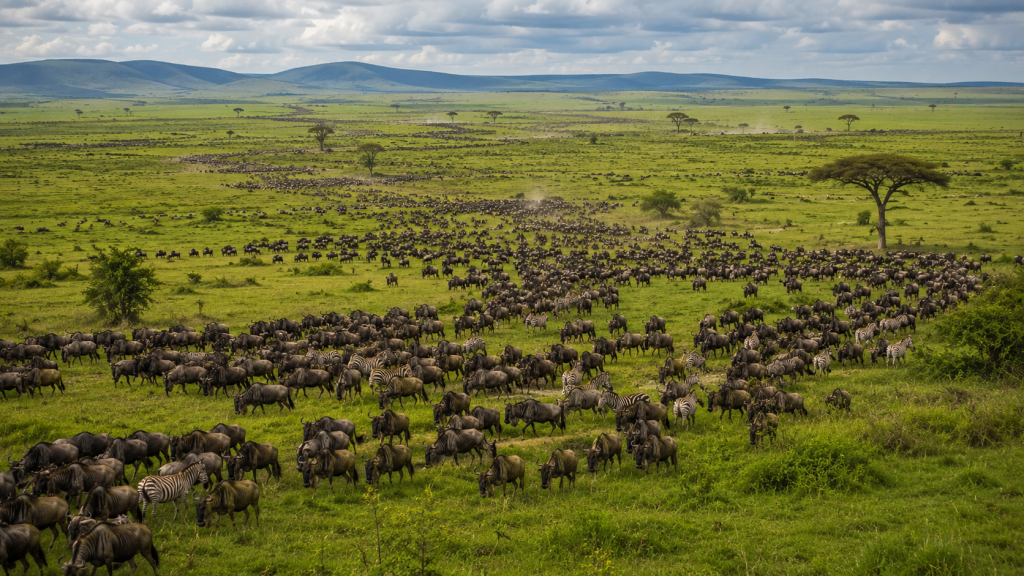 Great Migration August 2026 route from the Serengeti to the Maasai Mara
